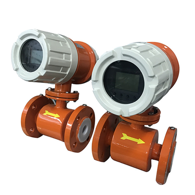 Soft Water Magnetic Flowmeters Food And Beverage Variable Area Flow Meter PTFE Lining