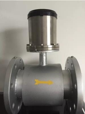 Waterproof Battery Operated Electromagnetic Flow Meter Explosion Proof Long Life Time