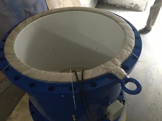 Large Diameter Industrial Flow Meter DN800  Electromagnetic Flow Meter With Lower And Upper Alarm