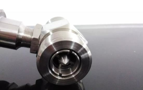 High Accuracy Turbine Water Flow Meter Stainless Steel 304 Body Double Power System