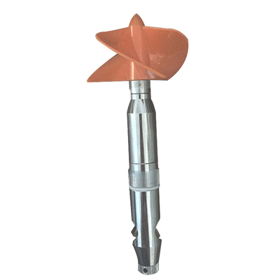 Two Signals Water Flow Speed Meter Propeller Type  For Extensive Speed Measurement Range