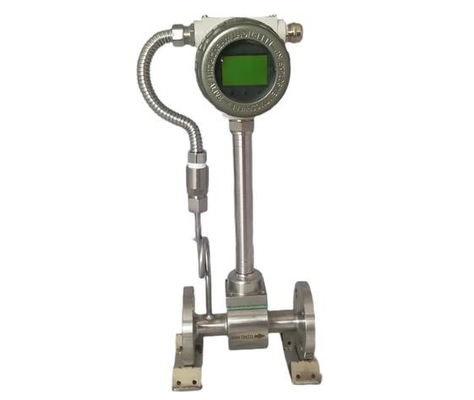 Hot Water Vortex Type Flow Meter Temperature To 350℃ Vortex Shedding Meter