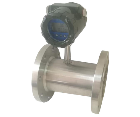 High Precision Turbine Flow Meter Flange Type DN80  Good Repeatability 0.05%-0.2%