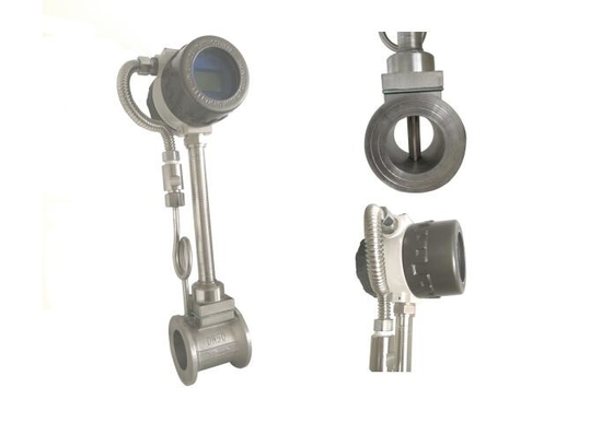 Air Measurement Vortex Gas Flow Meter With RS485  4 - 20 mA  Pulse Output