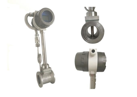 Clamp Type Vortex Flow Meter Low Flow Rate LCD Display Easy Maintenance