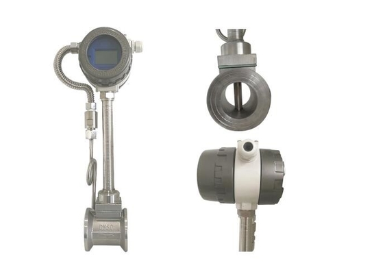 Integrated Liquid Vortex Type Flow Meter Explosion Proof Simple Installation