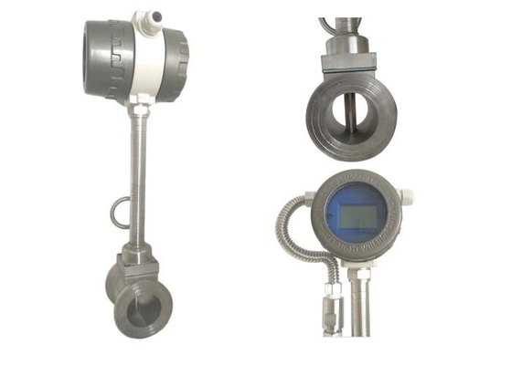 High Temperature Liquid Vortex Flow Transmitter Up To 350℃  Good Medium Generality