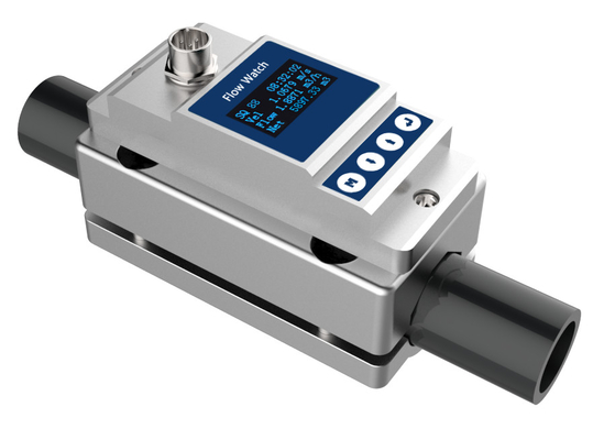 OLED Display 24VDC Clamp On Water Flow Meter