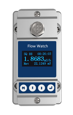DN15 DN20 Chemical Solvents Clamp On Ultrasonic Flow Meter