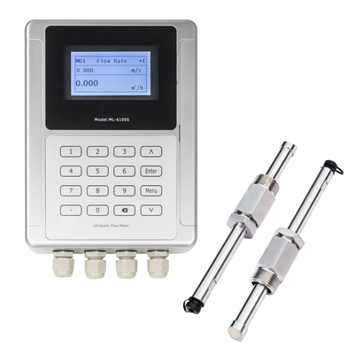 IP68 Velocity 12m/S Insertion Type Ultrasonic Flow Meter