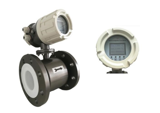 Digital DN50 Electromagnetic Water Flow Meter Stable Performance 0.2% Accuracy