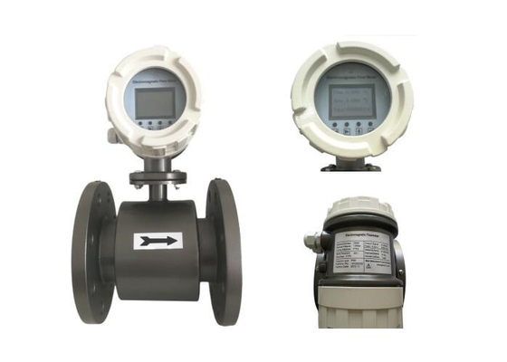 Compact Type Battery Operated Electromagnetic Flow Meter High Resistance