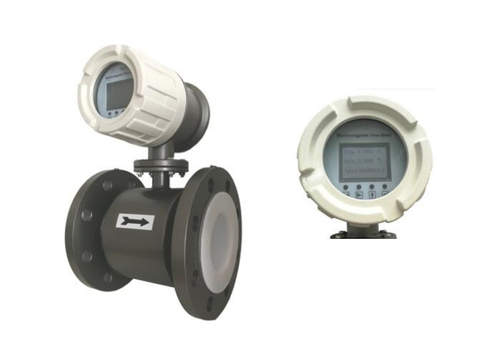 Waste Water  Industrial Flow Meter / Electromagnetic Flow Transmitter