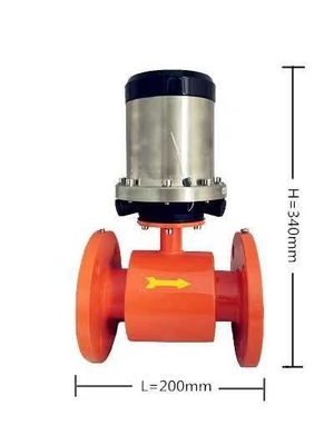 Anti Alkali IP65 DN100 Wastewater Magnetic Flow Meter