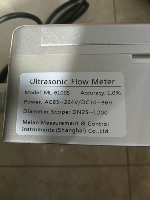 LCD Transit Time DN1200 IP65 Ultrasonic Flow Meter
