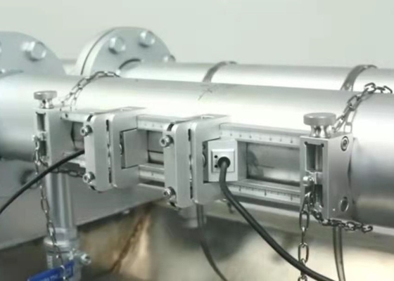 Transit Time LCD 10KHz DN1200 Ultrasonic Flow Meter