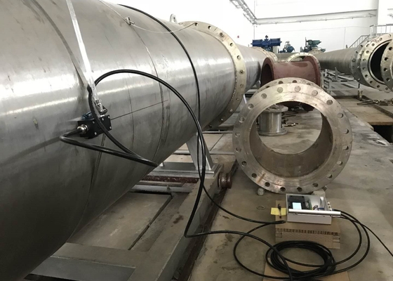 RS232 Waterproof IP68 Clamp On Ultrasonic Flow Meter