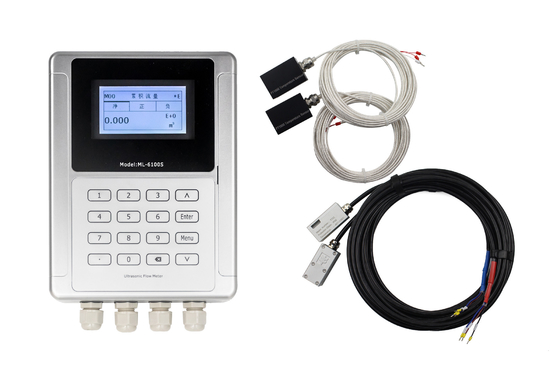 Liquid Ultrasonic Clamp On Flowmeter For Corrosive Fluids