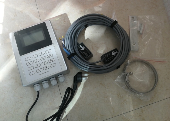 RS232 DN25 12m/S Clamp On Ultrasonic BTU Flow Meter