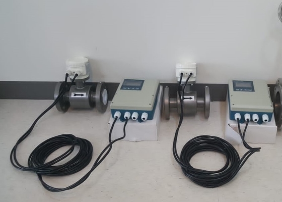 20mA IP65 40mm Electromagnetic Flow Meter 60 Degree