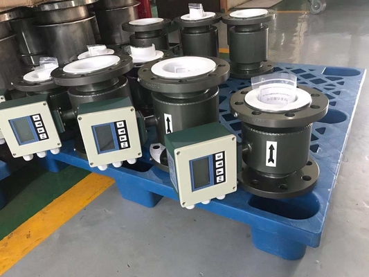 6&quot; Flanged Electromagnetic Flow Meter With Integrated Display