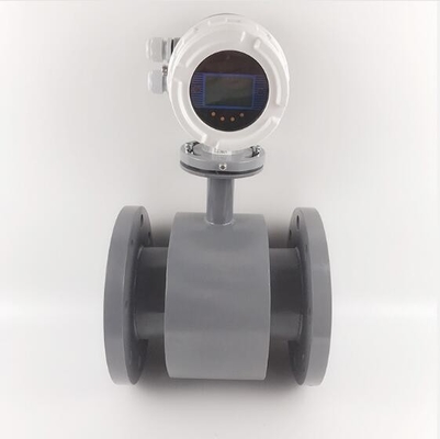 Liquid Magnetic Flow Meter DN400 Flange Connection High Temperature