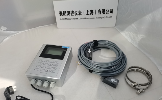 Wall Mounted Ultrasonic Flowmeter DN50mm DN6000mm Liquid Flow Meter Modbus RS485