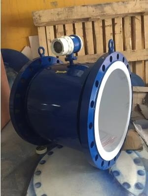 Large Diameter Industrial Flow Meter DN800  Electromagnetic Flow Meter With Lower And Upper Alarm