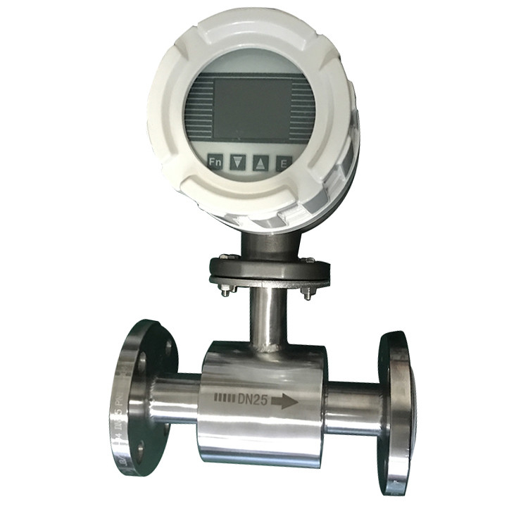 Compact Type Electromagnetic Flow Meter SS Material with 0.3 - 10m/s Velocity Range