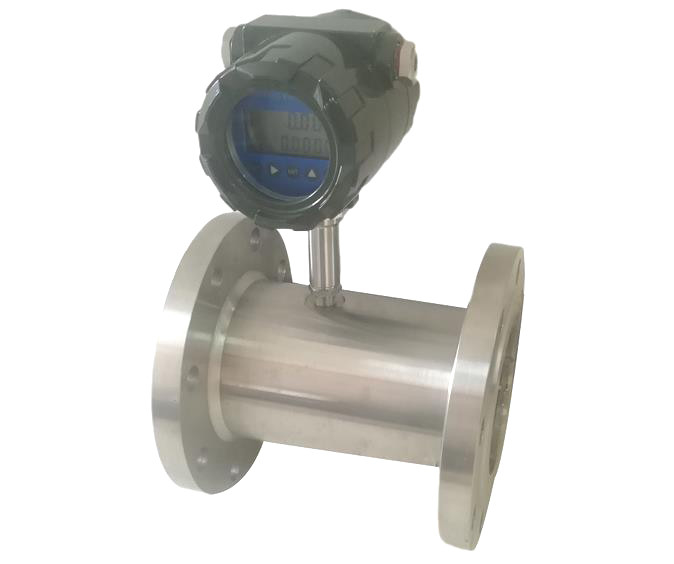 High Precision Turbine Flow Meter Flange Type DN80  Good Repeatability 0.05%-0.2%
