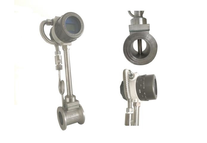 Air Measurement Vortex Gas Flow Meter With RS485  4 - 20 mA  Pulse Output